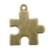 23X20Mm 2g Multicolor Comercio Exterior Aleación de Zinc Accesorios de Joyería Colgante Pequeño Colgante de Rompecabezas