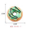Nuevos accesorios de resina de donut de simulación, pegatinas para refrigerador hechas a mano con pegamento de crema, materiales decorativos para fundas de teléfono caseras.