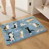 Tapete de Banheiro 2026 Novo Estilo Banheiro Antiderrapante Absorção de Água Secagem Rápida Tapete para Pés Espessado Resistente a Manchas Tapete de Caxemira Banheiro