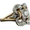 He Cheng Amazon Más Vendido Anillo de Circonio Tallado Calado Corte Europeo y Americano Estilo Retro Joyería de Mano para Mujer