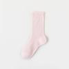 Calcetines Largos de Tubo Finos con Estampado Floral Oscuro para Mujer Oem Verano Calcetines Largos de Malla Holgados Transpirables Calcetines para Niñas