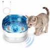 Nuevo Dispensador de Agua Inteligente para Mascotas de Acero Inoxidable 304 para Gatos, Fuente de Agua Inalámbrica Silenciosa de Suspensión Magnética con Circulación Automática