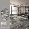 Alfombra de Sala de Estar de Lujo Ligero de Gama Alta, Alfombrilla Irregular para Sofá, Pelo Rizo Grueso, Fácil de Mantener, Alfombra Estándar para Hogares Grandes