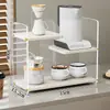 Estante de Almacenamiento de Escritorio de Acrílico Almacenamiento de Cafetera Estante para Tazas en Mesa de Comedor Distribución Utensilios de Café en la Mesa