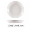 Vajilla de melamina imitación porcelana blanca plato pequeño de plástico comercial plato de buffet plato occidental plato para huesos plato redondo venta al por mayor