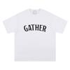 Ropa Camiseta de manga corta para hombre, nueva camiseta de verano holgada de estilo coreano con estampado de letras en inglés y media manga.