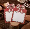 Notas Adhesivas Retro Story Serie Navideña Escrita a Mano Diario Literario Vintage Pegatinas Decorativas DIY 20 Hojas 6 Estilos