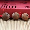 Talla de madera de durazno pez pequeño pez plano grande accesorios DIY venta al por mayor preparación pulsera artesanías fabricantes venta al por mayor