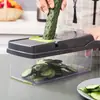 Gadgets de Cocina Amazon: Cortador de Verduras Multifuncional, Cortador en Cubos, Rebanador, Rallador y Cortador para Uso en la Cocina