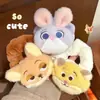 Lindo Lazo para el Cabello de Muñeca de Mascota para Niñas, Cuerda para el Cabello de Dibujos Animados Dulce, Accesorio para el Cabello de Cola de Caballo de Invierno, Adorno de Peluche para Peinados de Moño