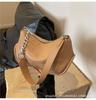 Bolso Pequeño de Moda Nicho para Axila para Mujer 2024 Nuevo Bolso Cruzado Casual Texturizado Bolso de Hombro Sencillo Retro para Viajero