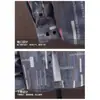 Camisa Masculina Manga Longa Moda Slim-fit Juventude Camisa Primavera e Outono Casual Listrado Negócios High-end Sense Top