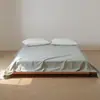 Sábana de algodón peinado de fibra larga 100S, artículo individual, cálida y engrosada para otoño e invierno, algodón puro, tamaño individual o matrimonial, sábana para dormitorio, pieza única
