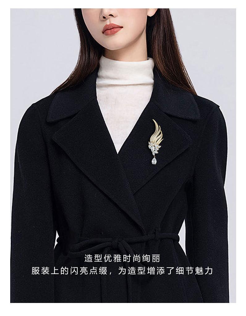 天使之翼高级感翅膀胸针小众独特优雅精致胸花新款轻奢