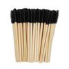 Atacado Haste de Bambu Descartável Pincel para Cílios Portátil Cerdas de Nylon Pincel Cosmético para Cílios Modelador de Cílios Pincel para Sobrancelhas Pente para Sobrancelhas