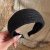 Diadema de punto de lana estilo coreano para principios de otoño para lavarse la cara, diadema de corona alta, nuevo accesorio para el cabello de outer-wear para mujeres