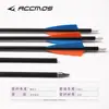 Flechas de Práctica para Principiantes 7.8mm Flechas Mixtas de Carbono con Plumas de Escudo de Colores para Arcos Recurvos, Compuestos, Caza Americana, Arcos de Tiro Recto Tradicionales y Flechas