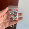 0.5 Bolita de Pelo Pequeña Alta Elasticidad 5 Mini Bolitas de Pelo Decoración de Muñeca de Ganchillo Bola de Trasero de Conejo Imitación Pelo de Conejo Perezoso