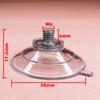 Fábrica de Origem ventosa com parafuso 38mm transfronteiriça PVC transparente com porca de parafuso ventosa furadora ventosa sem prego