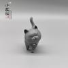 Lindo Gato Queso Simulación Gato Muñeco Creativo Consola Central de Coche Micro Adornos de Paisaje Decoración para Hornear Pasteles Venta al por Mayor