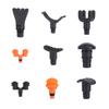 Pistola de masaje para fascia, relajante muscular, cabezal de metal ABS PP, accesorios para el hogar