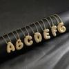 Moda europeia e americana transfronteiriça, colar elegante simples de luxo leve com 26 letras de zircônia com diamantes completos, corrente para clavícula, fabricantes atacado