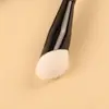 Pincel de Maquiagem Cangzhou Angulado Formato de Foice para Sombra Nasal Contorno Pincel de Pelo Animal Pincel de Lã Iluminador Ponte do Nariz e Asa Pincel para Esfumar