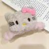 Horquilla de pelo de estilo coreano con lazo KT de doble cara para niña dulce, pinza de peluche con forma de tiburón de dibujos animados, de alto valor de color.