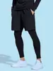 Pantalones de Baloncesto Nuevos de Verano para Hombre, Pantalones Deportivos de Secado Rápido para Atletismo, Running, Fitness, Elásticos de Entrenamiento, Ajuste Holgado, Pantalones Largos Dos en Uno