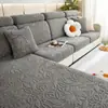 Funda de Sofá Universal Camelia de Cuatro Estaciones Cubierta Completa Elástica para Sofá Jacquard Terciopelo Antideslizante 2025 Tela Protectora Anti-Arañazos de Gato