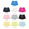 Isla Cai Xiang Personalización Otoño e Invierno Estilo Callejero Americano Dopamina Chica Caliente Pantalones Cortos para Mujer Forro Polar Deportivos Casuales Pantalones de Chándal para Mujer