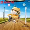 2026 Nuevo Colgante Decorativo Plano de Gato Acrílico Transfronterizo para Coche en Color Blanco, Rosa, Caramelo, Rosa y Marrón