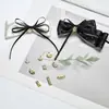 Placa de Metal Aleado con Agujeros para Colgar o Coser, Etiqueta con Logo, Accesorio para el Cabello DIY, Moño, Materiales Hechos a Mano