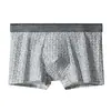 Ropa interior de hombre fina de verano, algodón puro, de tiro medio, transpirable, antibacteriana, talla grande, bóxer, disponible para venta al por mayor