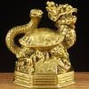 Pájaro Vermilion de Latón Xuanwu Dios Cuatro Bestias Míticas Bestias Espirituales Adornos Cobre Cuarteto Cuatro Bestias Míticas Xuanwu Decoraciones para el Hogar Adornos