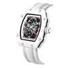 Reloj de Pulsera de Moda para Hombre con Forma de Barril Ultradelgado Nuevo Transfronterizo, Modelo Popular de Comercio Exterior, Reloj de Cuarzo al por Mayor, Marca de Relojes para Hombre