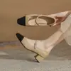 Zapatos de Tacón Alto Cuadrados Gruesos Jingang Yl43108 para Mujer 2026 Nuevo Otoño Versátiles Estilo Francés Plateados para Novias