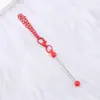 Llavero de Cadena de Cuentas Mini DIY Creativo Personalizado Cadena para Bolso Llavero Color Caramelo Llavero de Metal