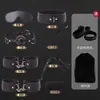 Sm boca divertida bola perna-aberta ferramenta de tortura plug anal cauda conjunto algemas grilhão coleira chicote de couro alternativa brinquedo adulto