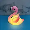 Celebração da Internet Decoração de Bolo de Pena Ornamento de Flamingo Asas de Cisne Apaixonado Aniversário Variável Plug-in Criativo em Formato de Coração