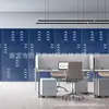 Paneles Acústicos de Fibra de Poliéster, Paredes Insonorizadas, Separadores de Espacio Colgantes, Biombos Plegables Huecos Tallados para Oficinas de Hotel