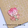 Hielo Transparente Brillo Tulipán Dibujos Animados Hecho a Mano DIY Accesorios para Joyería Pegamento de Crema Resina Pequeños Accesorios Material para Pasador