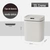 [Processamento personalizado] Lixeira Inteligente Indução Automática Home Bedroom Creative Recarregável Automático Flip Lixo