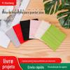 Joias de Luxo Couro Sintético Bolso Flip Flap Calças Veludo Dupla Face Joias Bolsa de Veludo à Prova de Poeira Flip Bolsa para Colar Joias