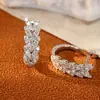 Fabricante Cao Shi Atacado Popular Brincos de Clipe para o Dia a Dia, Joias de Zircônia Microincrustada com Espiga de Trigo e Folha, Brincos Requintados e Elegantes