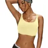 Sujetador de yoga europeo y americano sin costuras, ropa interior deportiva de secado rápido, ropa ajustada para deportes, running, fitness, camiseta sin mangas con hermoso diseño en la espalda, conjunto de yoga