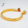 Nuevo Brazalete de Apertura Jiyan de Moda Antigua Francesa Étnica Todo Fósforo Sin Color a Largo Plazo