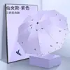 Paraguas Grande para Protección Solar y de Lluvia, Adecuado para Hombres y Mujeres, Estudiantes, Plegable, Reforzado, Resistente al Viento, Paraguas para Dos Personas, Duradero, con Recubrimiento Negro