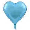 Globo de Película de Aluminio Amor 18 pulgadas Forma de Corazón Decoración de Habitación de Boda Oro Plata Decoración de Fiesta de Cumpleaños Venta al por Mayor