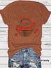Camiseta informal holgada de manga corta con cuello redondo y estampado de tomate de Amazon Independent Station para mujer, venta al por mayor